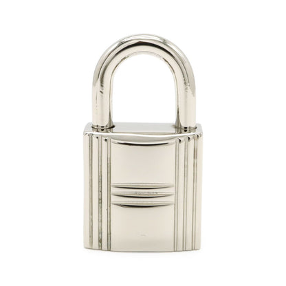 Hermes Cadena Padlock Key with Key Metal Silver — view 2