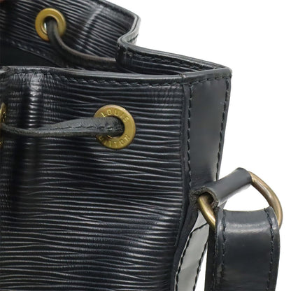 Louis Vuitton Epi Petit Noir Shoulder Bag Drawstring Black — view 6