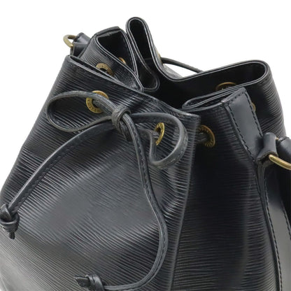 Louis Vuitton Epi Petit Noir Shoulder Bag Drawstring Black — view 4