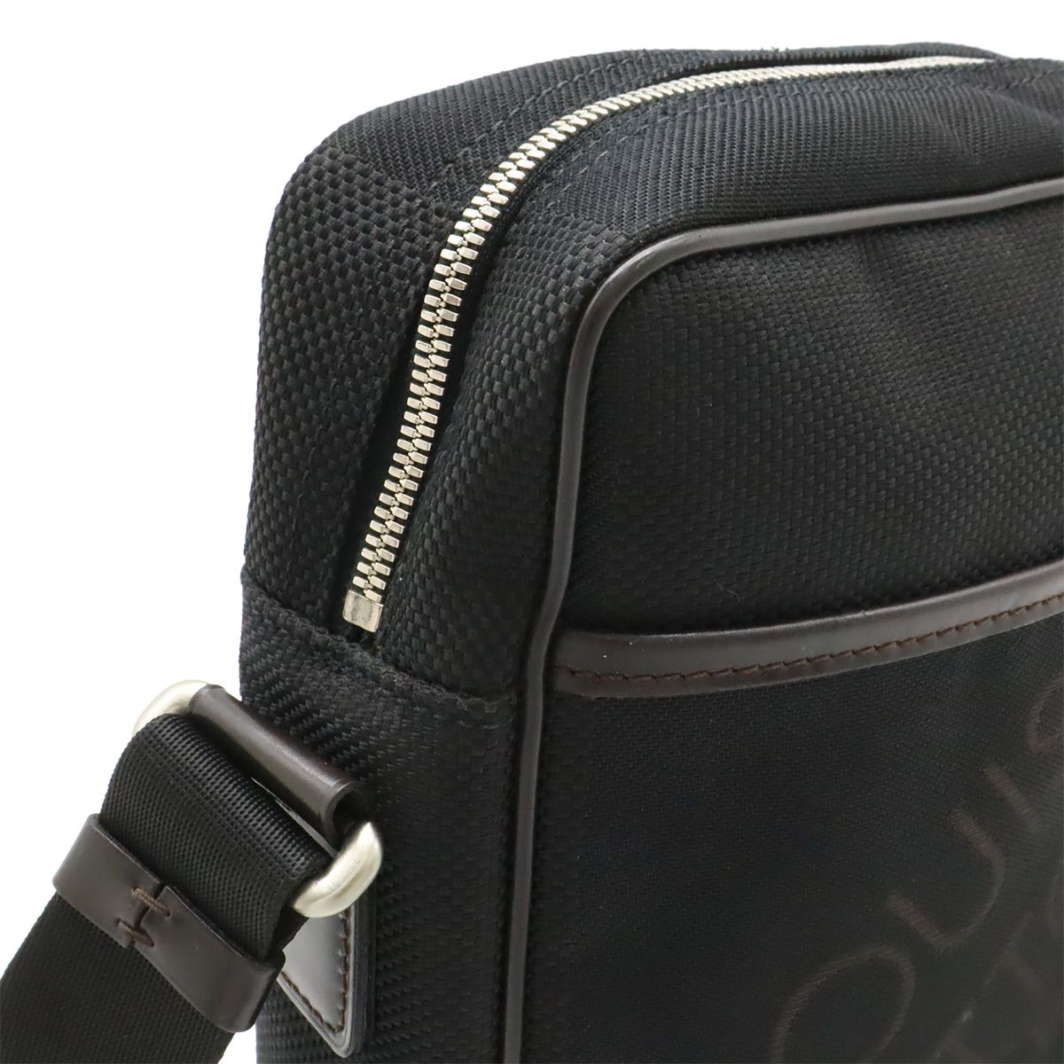 Louis Vuitton Damier Geant Citadin NM Shoulder Bag Crossbody Canvas Noir Black — view 4