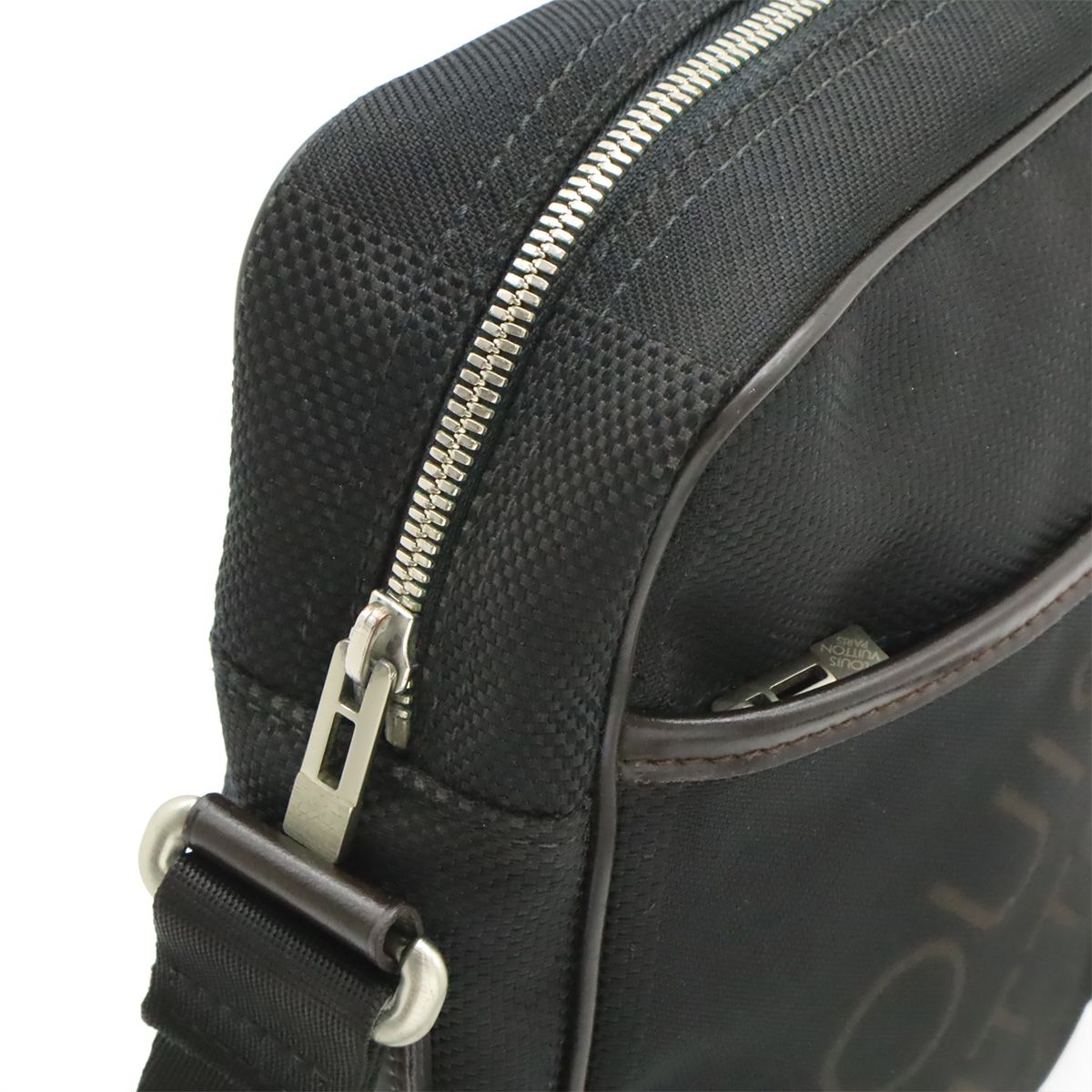 Louis Vuitton Damier Geant Citadin NM Shoulder Bag Crossbody Canvas Noir Black — view 6