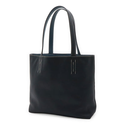 Hermes Double Sens 28 Tote Reversible Veau Sikkim Leather Navy Blue — view 2
