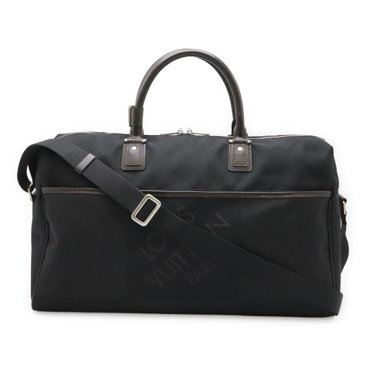 Louis Vuitton Damier Geant Albatross Boston Bag Travel 2-Way Noir Black