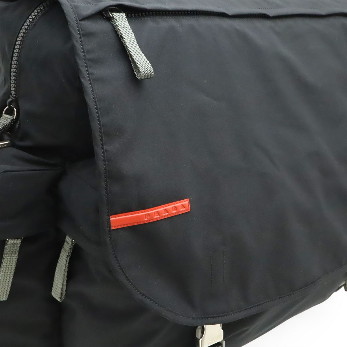 Prada Sports Line Messenger Bag Nylon Gray — view 9