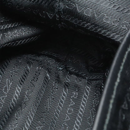 Prada Tote Nylon Leather Nero Black Gold — view 6