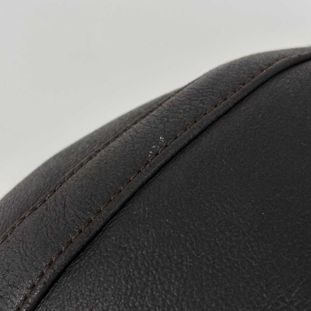 Louis Vuitton Flight Cap Sheepskin Hat Shearling Dark Brown — view 3