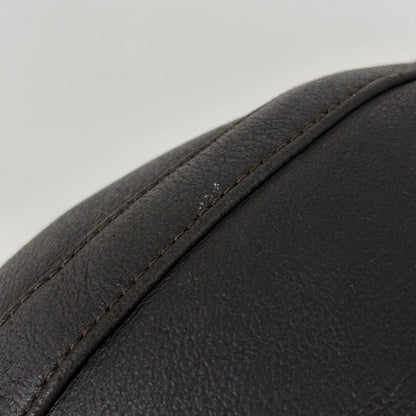 Louis Vuitton Flight Cap Sheepskin Hat Shearling Dark Brown — view 3