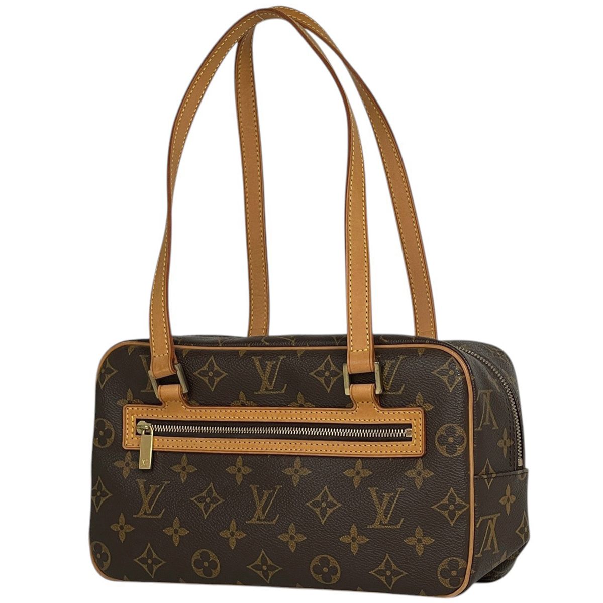 Louis Vuitton City MM Shoulder Bag Monogram Brown