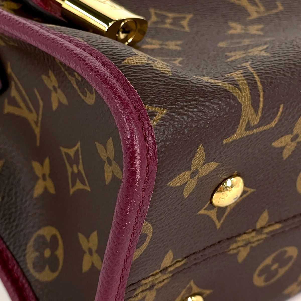 Louis Vuitton Popincourt PM 2-Way Handbag Monogram Brown Raisin — view 6