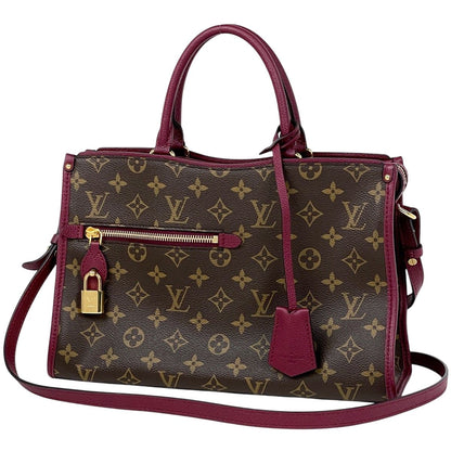 Louis Vuitton Popincourt PM 2-Way Handbag Monogram Brown Raisin