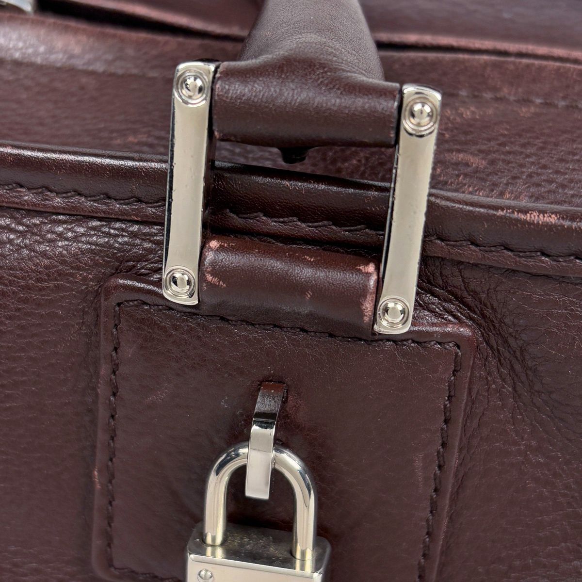 Loewe Amazona 28 Anagram Handbag Leather Brown — view 5