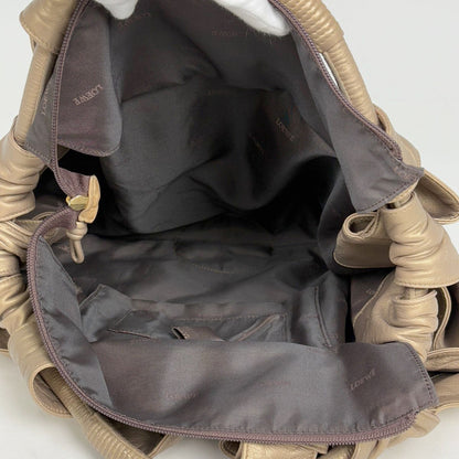 Loewe Nappa Aire Anagram Handbag Leather Gold — view 7