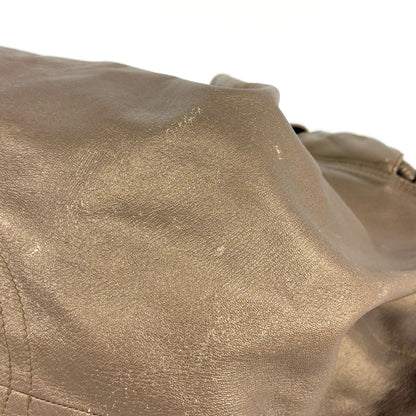 Loewe Nappa Aire Anagram Handbag Leather Gold — view 3