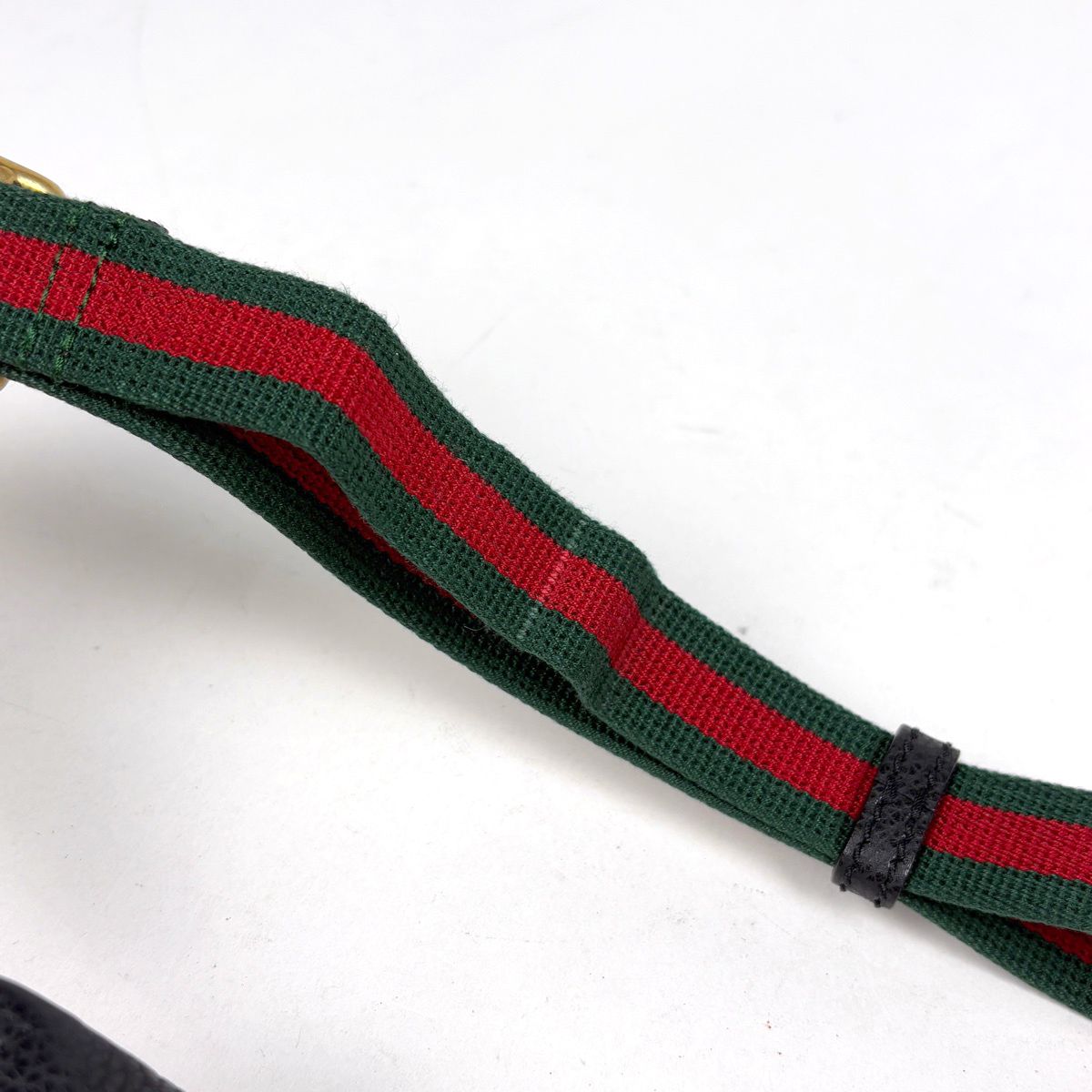 Gucci Logo Waist Bag Leather Black — view 5