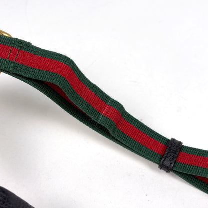 Gucci Logo Waist Bag Leather Black — view 5