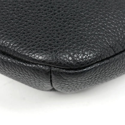 Gucci Logo Waist Bag Leather Black — view 3