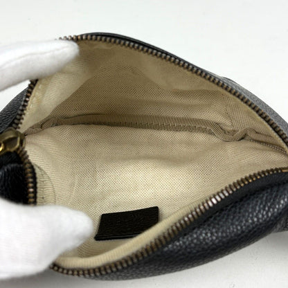 Gucci Logo Waist Bag Leather Black — view 7