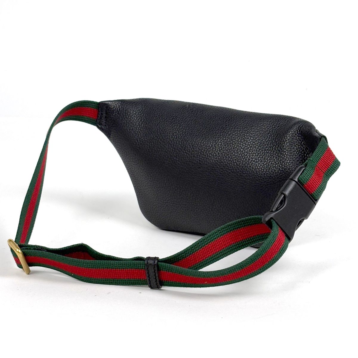 Gucci Logo Waist Bag Leather Black — view 2