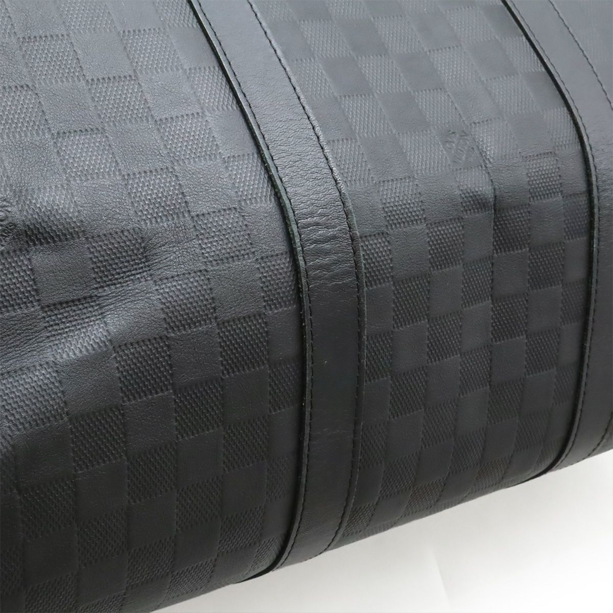 Louis Vuitton Damier Infini Keepall Bandouliere 55 Boston Bag 2-Way Onyx Black — view 9