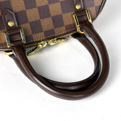 Louis Vuitton Riviera Mini Handbag Damier Brown — view 6