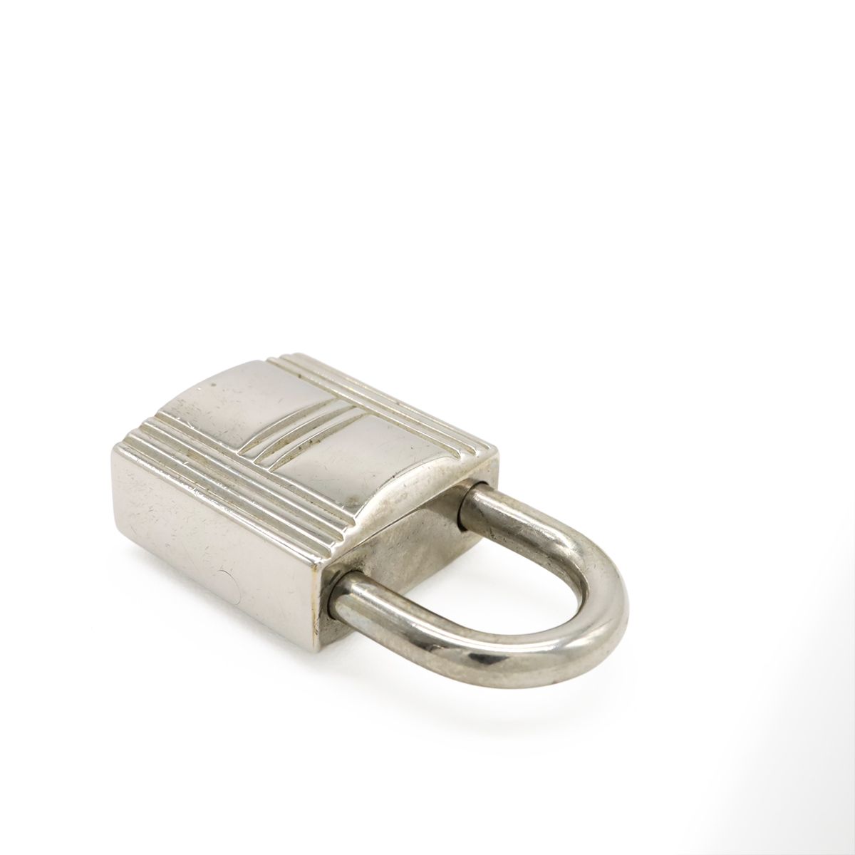 Hermes Cadena Padlock Key with Key Metal Silver — view 5