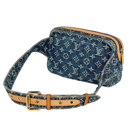 Louis Vuitton Bum Bag Monogram Denim Blue — view 6