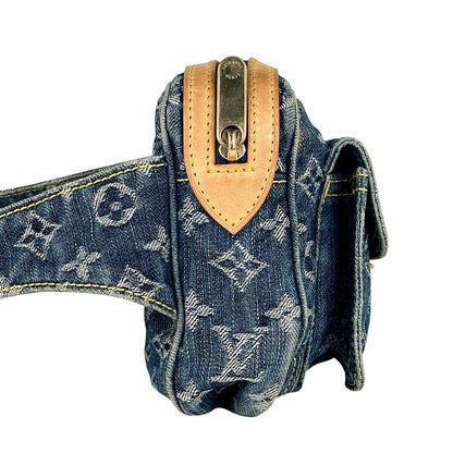 Louis Vuitton Bum Bag Monogram Denim Blue — view 4