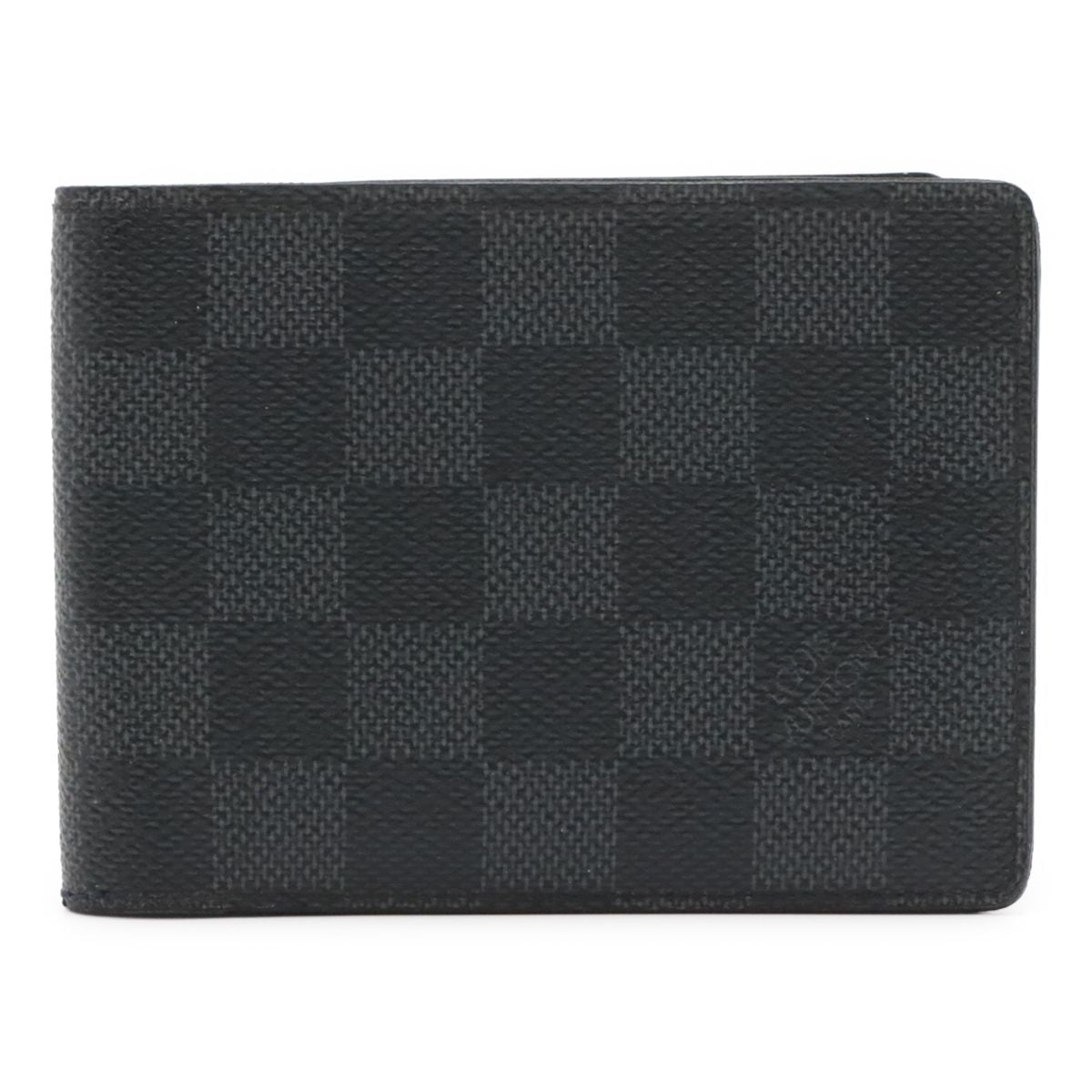 Louis Vuitton Damier Graphite Portefeuille Multiple Bifold Wallet Billfold
