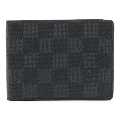 Louis Vuitton Damier Graphite Portefeuille Multiple Bifold Wallet Billfold