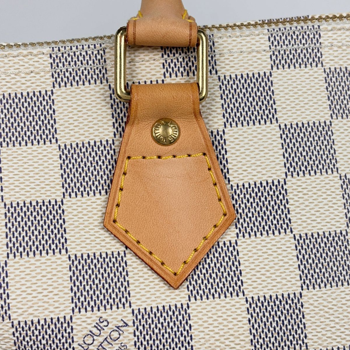 Louis Vuitton Speedy 30 Boston Bag Damier Azur White — view 5