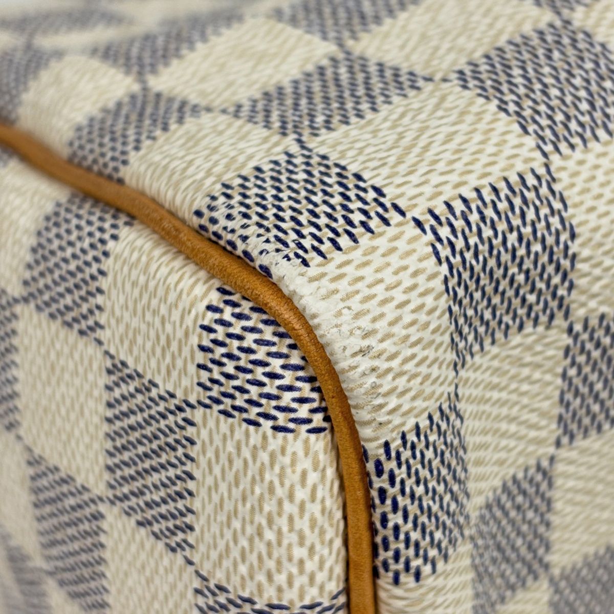 Louis Vuitton Speedy 30 Boston Bag Damier Azur White — view 3