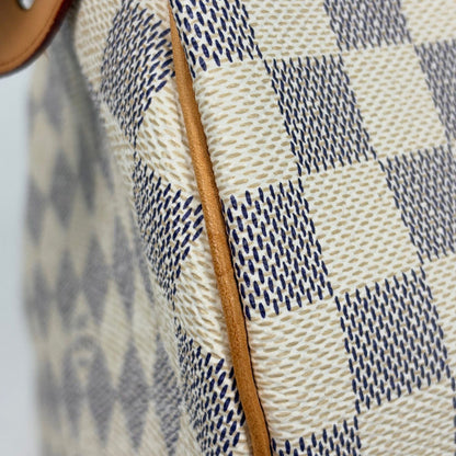 Louis Vuitton Speedy 30 Boston Bag Damier Azur White — view 4