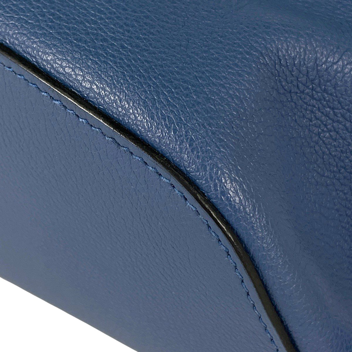 Hermes Sac a Dos Gray Backpack Leather Blue Agat — view 7