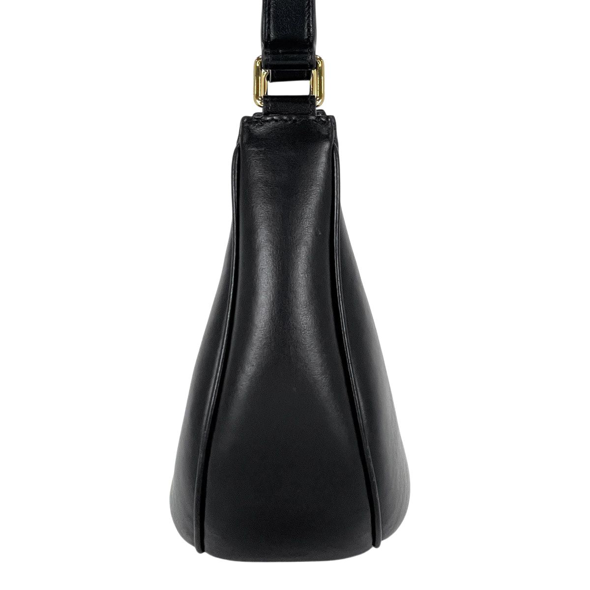 Celine Ava Triomphe Shoulder Bag Leather Black — view 2
