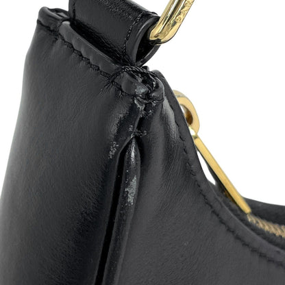 Celine Ava Triomphe Shoulder Bag Leather Black — view 7