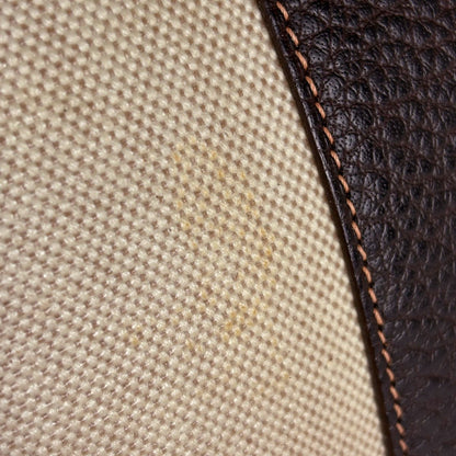 Hermes Garden Party PM Tote Toile Ash Natural Brown — view 4