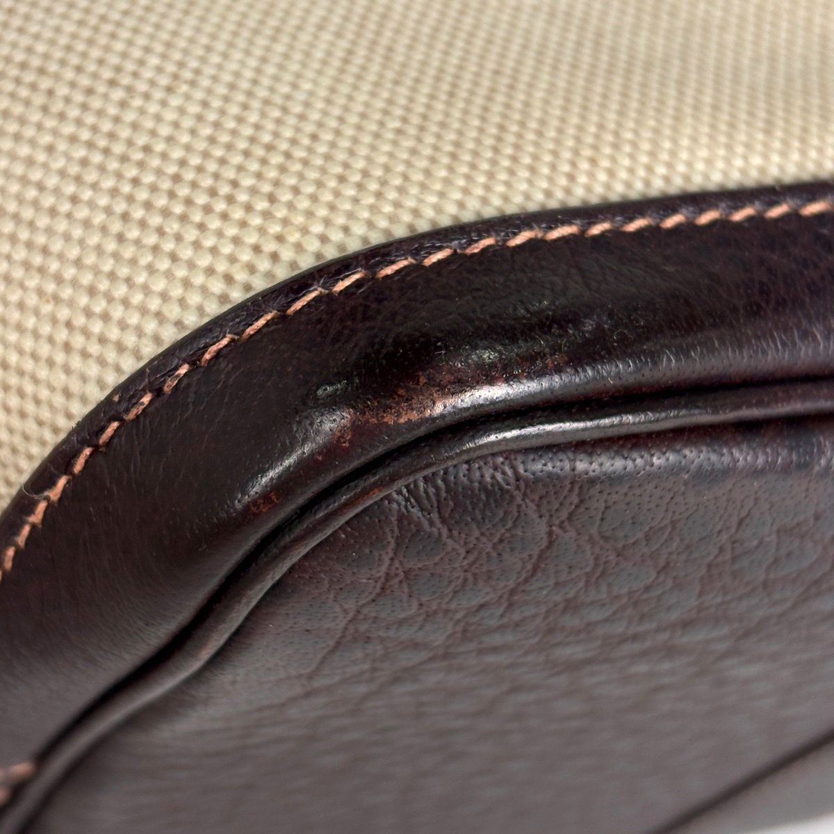 Hermes Garden Party PM Tote Toile Ash Natural Brown — view 3
