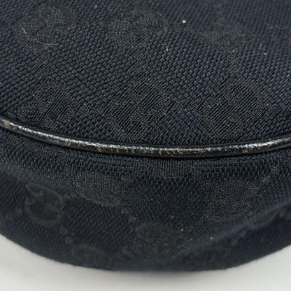 Gucci GG Pattern Shoulder Bag Canvas Black — view 3