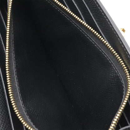 Hermes Kelly Wallet Long Bifold Veau Epsom Black Gold — view 6