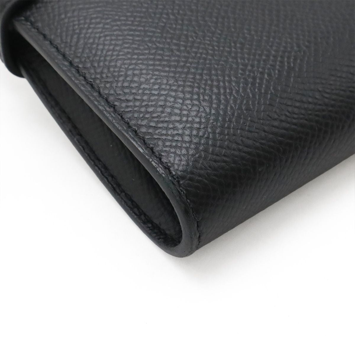Hermes Kelly Wallet Long Bifold Veau Epsom Black Gold — view 3