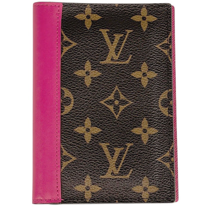 Louis Vuitton Couverture Passport NM Case Card Monogram Macassar Brown Pondicher