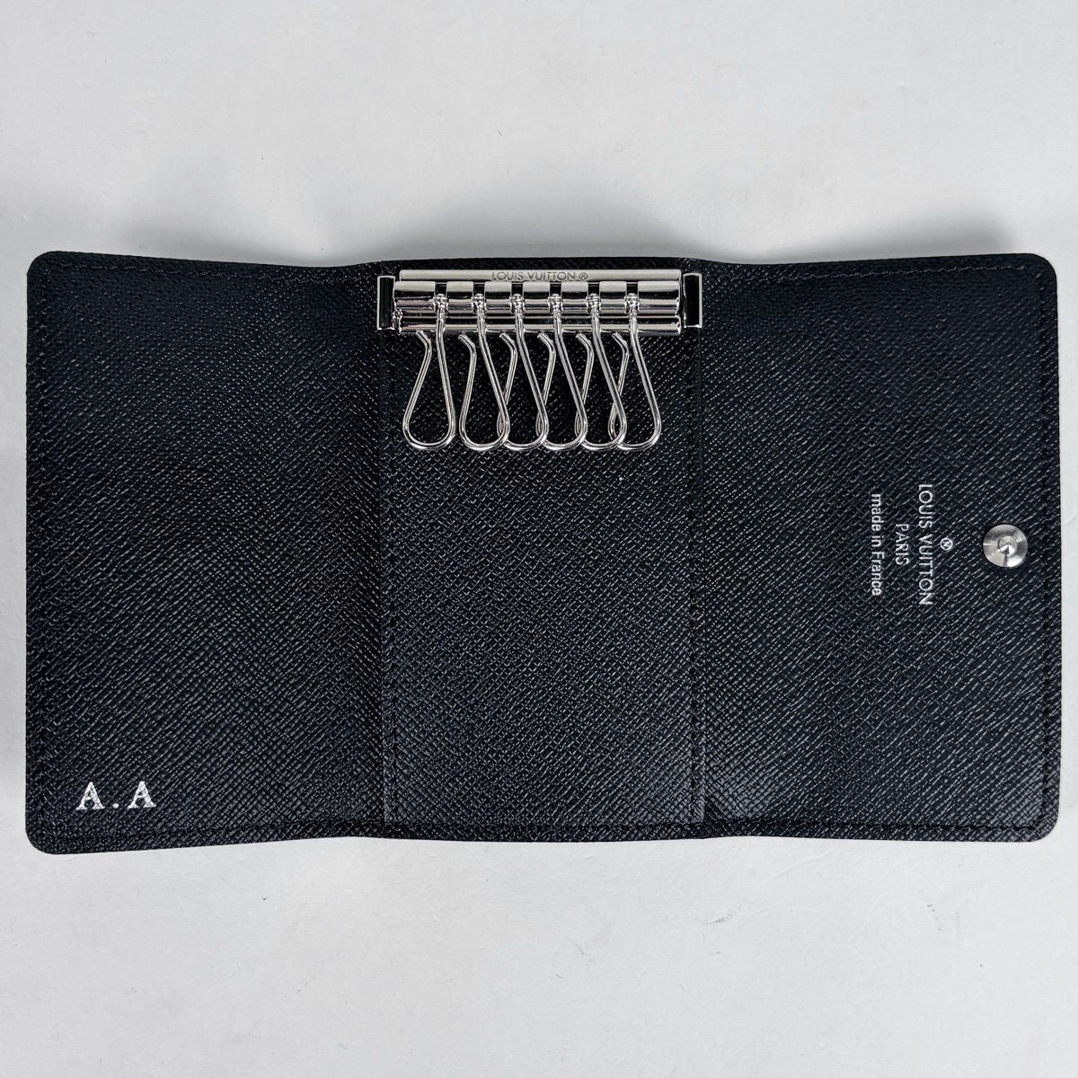 Louis Vuitton Multicles 6 Key Holder Key Case Damier Graphite Black — view 5