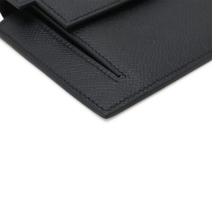Hermes Kelly Pocket Compact Coin Purse Veau Epsom Black Gold — view 3