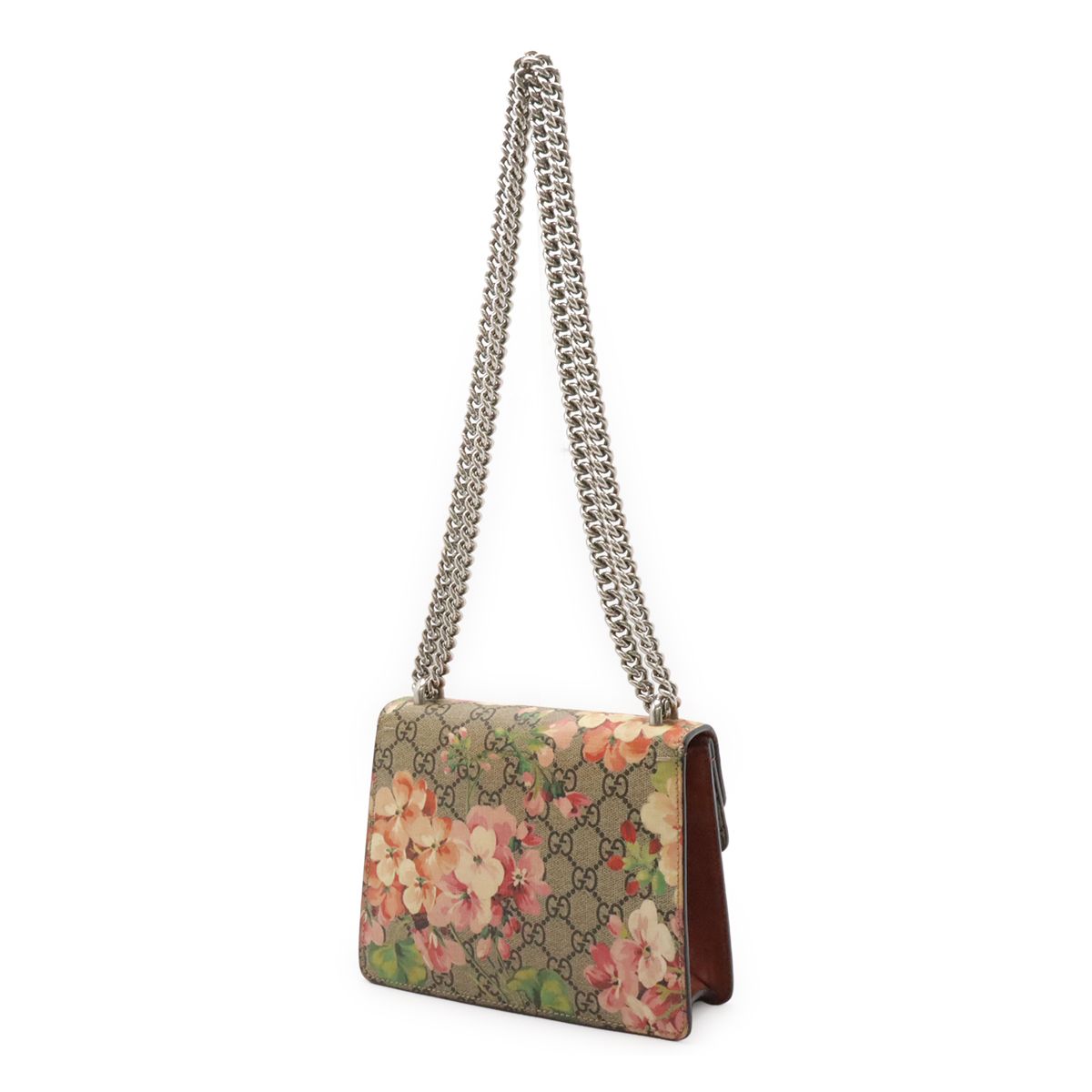 Gucci Dionysus GG Blue Mus Mini Bag Chain Tiger Head Beige Pink Multi — view 2