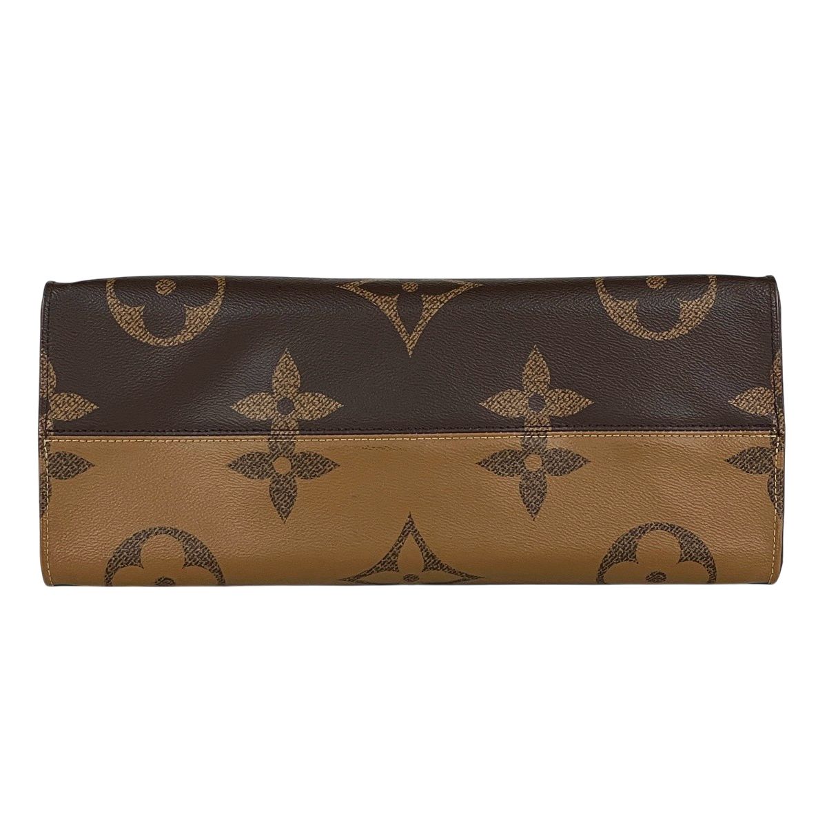 Louis Vuitton On The Go GM 2-Way Shoulder Bag Monogram Giant Tote Reverse Brown — view 5