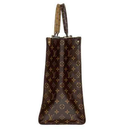 Louis Vuitton On The Go GM 2-Way Shoulder Bag Monogram Giant Tote Reverse Brown — view 2