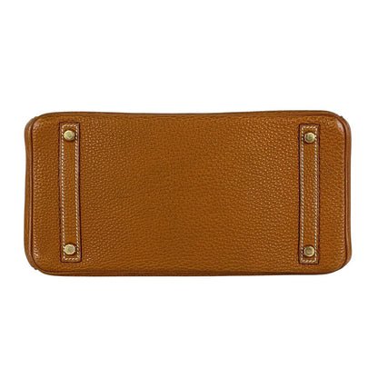 Hermes Birkin 30 Handbag Togo Gold — view 5
