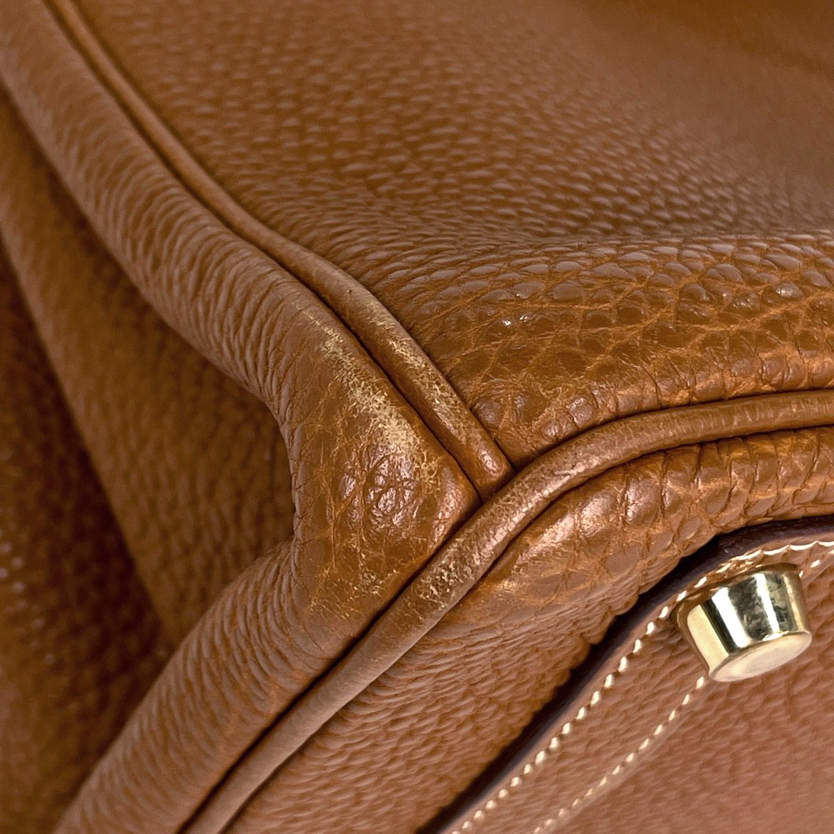 Hermes Birkin 30 Handbag Togo Gold — view 6