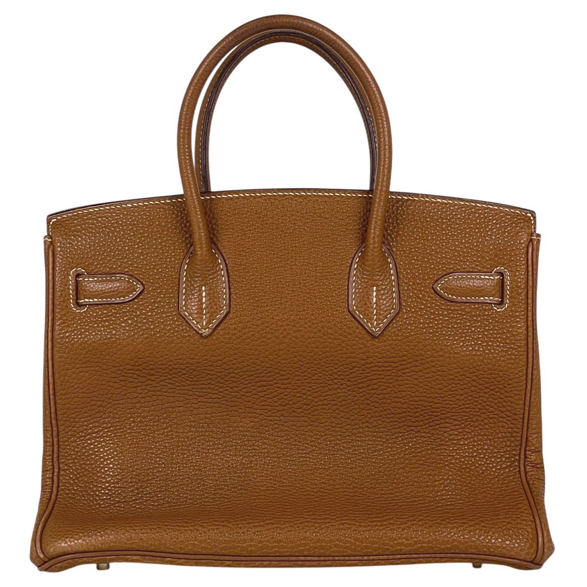 Hermes Birkin 30 Handbag Togo Gold — view 3
