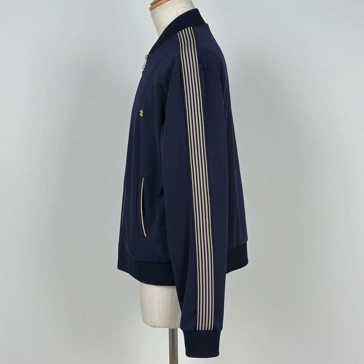 Celine Logo Track Jacket Charm Outer Jersey Polyester Navy — view 2